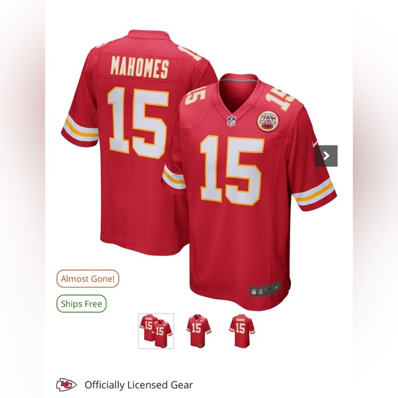 NFL Other - Authentic Patrick Mahomes Jersey